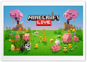Minecraft Live Video Game 4K UHD Wallpaper for Widescreen and UltraWide Desktop, UltraHD TV, Smartphone, Tablet