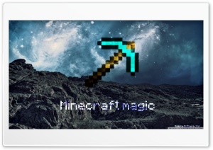 Minecraft magic 4K UHD Wallpaper for Widescreen and UltraWide Desktop, UltraHD TV, Smartphone, Tablet