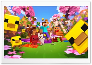 Minecraft Tiny Takeover 4K UHD Wallpaper for Widescreen and UltraWide Desktop, UltraHD TV, Smartphone, Tablet