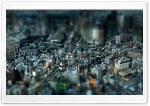 Miniature City Ultra HD Wallpaper for 4K UHD Widescreen desktop, tablet & smartphone