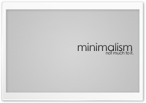 Minimalism Design Ultra HD Wallpaper for 4K UHD Widescreen desktop, tablet & smartphone