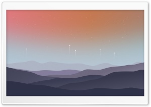 Minimalist Spaceships Leaving Earth 4K UHD Wallpaper for Widescreen and UltraWide Desktop, UltraHD TV, Smartphone, Tablet