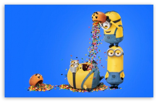 Minions, Halloween Trick and Treat UltraHD Wallpaper for UHD 16:9 ; HD 16:9 ; UltraWide 32:9 32:10 ; Widescreen 16:10 5:3 ; Fullscreen 4:3 5:4 3:2 ; Tablet 1:1 ; Mobile 10:16 2:3 3:4 ; Dual 16:10 5:3 16:9 ;