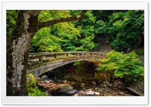 Minoh, Japan, Bridge, Beautiful Japan, Park Steps 4K UHD Wallpaper for Widescreen and UltraWide Desktop, UltraHD TV, Smartphone, Tablet