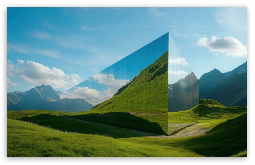 Mirror House in the Heart of Nature UltraHD Wallpaper for HD 16:9 ; UltraWide 21:9 ; Widescreen 16:10 5:3 ; Fullscreen 4:3 5:4 3:2 ; Tablet 1:1 ; Mobile 9:16 10:16 2:3 3:5 3:4 ;