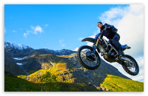 Mission Impossible Dead Reckoning Tom Cruise's Bike Off A Cliff Stunt UltraHD Wallpaper for UHD 16:9 ; HD 16:9 ; UltraWide 21:9 24:10 ; Widescreen 16:10 5:3 ; Fullscreen 4:3 5:4 3:2 ; Tablet 1:1 ; Mobile 9:16 9:19.5 9:20 10:16 2:3 3:5 3:4 ; Dual 4:3 5:4 ;