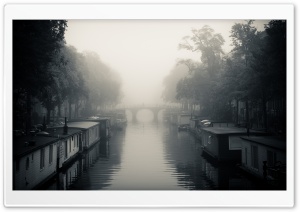 Misty Amsterdam   Autumn Ultra HD Wallpaper for 4K UHD Widescreen desktop, tablet & smartphone