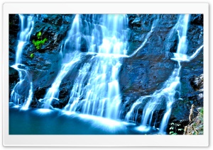 Misty Waterfall Ultra HD Wallpaper for 4K UHD Widescreen desktop, tablet & smartphone