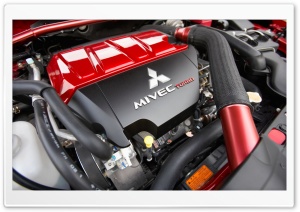 Mitsubishi MIVEC Turbo Engine 1 Ultra HD Wallpaper for 4K UHD Widescreen desktop, tablet & smartphone