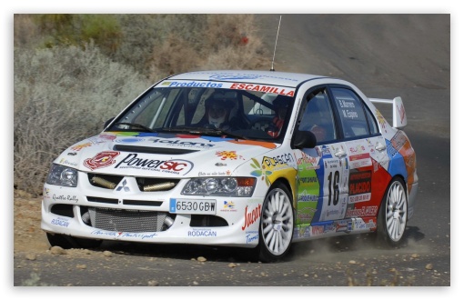 Mitsubishi Rally UltraHD Wallpaper for Widescreen 16:10 ;