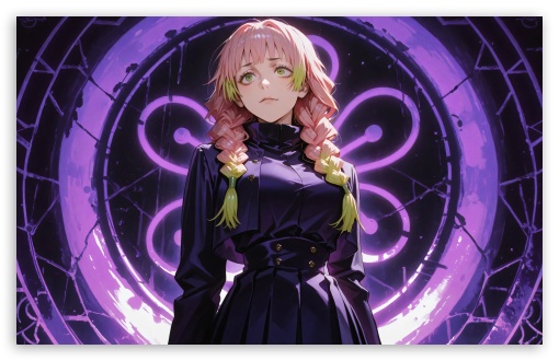 Mitsuri Kanroji - Kimetsu no Yaiba UltraHD Wallpaper for Widescreen 16:10 ;