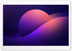 Modern Abstract Circle with Purple Gradient 4K UHD Wallpaper for Widescreen and UltraWide Desktop, UltraHD TV, Smartphone, Tablet