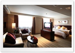 Modern Hotel Room Ultra HD Wallpaper for 4K UHD Widescreen desktop, tablet & smartphone
