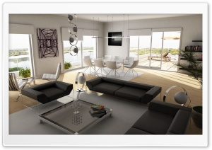 Modern Interior Ultra HD Wallpaper for 4K UHD Widescreen desktop, tablet & smartphone