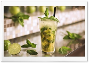 Mojito Cocktail Ultra HD Wallpaper for 4K UHD Widescreen desktop, tablet & smartphone