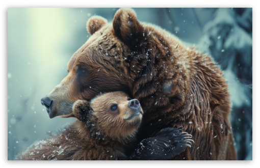 Momma Bear Hug UltraHD Wallpaper for UHD 16:9 ; HD 16:9 ; UltraWide 21:9 24:10 32:9 32:10 ; Widescreen 16:10 5:3 ; Fullscreen 4:3 5:4 3:2 ; Tablet 1:1 ; Mobile 9:16 9:19.5 9:20 9:21 9:22 10:16 2:3 3:5 3:4 ; Dual 16:10 5:3 16:9 4:3 5:4 3:2 ;