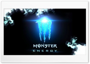 monster energy blue Ultra HD Wallpaper for 4K UHD Widescreen desktop, tablet & smartphone
