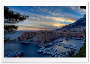 Monte Carlo Harbour Ultra HD Wallpaper for 4K UHD Widescreen desktop, tablet & smartphone
