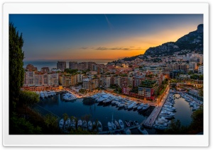 Monte Carlo Harbour, Monaco Ultra HD Wallpaper for 4K UHD Widescreen desktop, tablet & smartphone