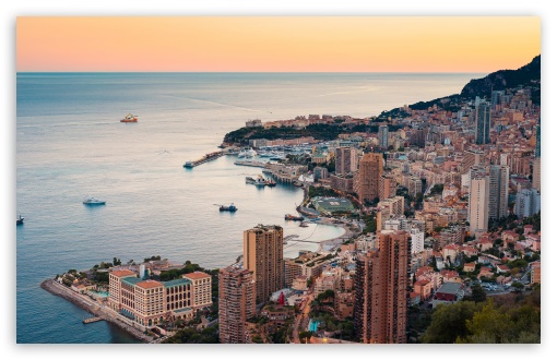 Monte Carlo Panoramic View UltraHD Wallpaper for UHD 16:9 ; HD 16:9 ; UltraWide 21:9 24:10 ; Widescreen 16:10 5:3 ; Fullscreen 4:3 5:4 3:2 ; Tablet 1:1 ;