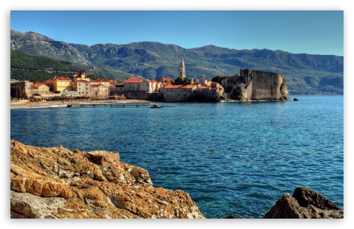 Montenegro Coast Water Budva UltraHD Wallpaper for HD 16:9 ; Widescreen 16:10 5:3 ; Fullscreen 3:2 ; Tablet 1:1 ; Mobile 3:4 ;