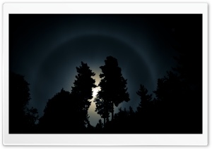 Moon Halo Ultra HD Wallpaper for 4K UHD Widescreen desktop, tablet & smartphone