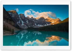 Moraine Lake Sunrise Ultra HD Wallpaper for 4K UHD Widescreen desktop, tablet & smartphone