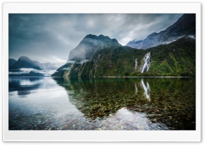 Morning Reflections of Bowen Falls Ultra HD Wallpaper for 4K UHD Widescreen desktop, tablet & smartphone