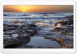 Morning Sea Waves Ultra HD Wallpaper for 4K UHD Widescreen desktop, tablet & smartphone