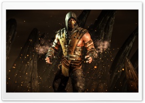 Mortal Komabt X Scorpion Ultra HD Wallpaper for 4K UHD Widescreen desktop, tablet & smartphone