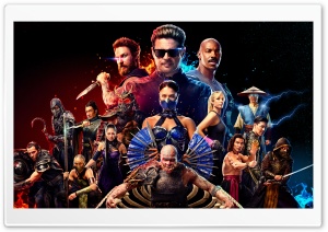Mortal Kombat 2 Movie Cast 2026 4K UHD Wallpaper for Widescreen and UltraWide Desktop, UltraHD TV, Smartphone, Tablet