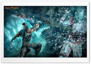 Mortal Kombat 9 Sub Zero Ultra HD Wallpaper for 4K UHD Widescreen desktop, tablet & smartphone