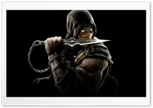 Mortal Kombat X Scorpion Ultra HD Wallpaper for 4K UHD Widescreen desktop, tablet & smartphone