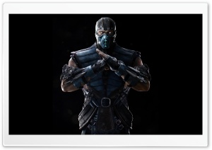 Mortal Kombat X Sub-Zero Ultra HD Wallpaper for 4K UHD Widescreen Desktop, Lockscreen, Screensaver, TV, Tablet, Smartphone