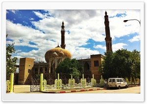 Mosque , Algeria , Khemis Miliana 4K UHD Wallpaper for Widescreen and UltraWide Desktop, UltraHD TV, Smartphone, Tablet