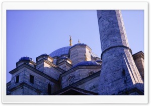 Mosque in Istanbul Ultra HD Wallpaper for 4K UHD Widescreen Desktop, Lockscreen, Screensaver, TV, Tablet, Smartphone