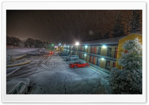 Motel, Winter Ultra HD Wallpaper for 4K UHD Widescreen desktop, tablet & smartphone