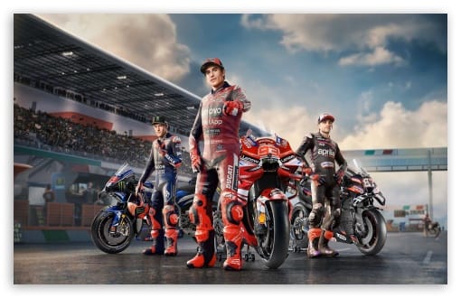 MotoGP 26 Official Cover New Teams and Rider Grid Lineup UltraHD Wallpaper for UHD 16:9 ; HD 16:9 ; UltraWide 21:9 24:10 32:10 ; Widescreen 16:10 ; Tablet 1:1 ; Mobile 9:16 9:19.5 9:20 ; Dual 16:10 ;