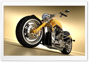 Motorcycle 3D Ultra HD Wallpaper for 4K UHD Widescreen desktop, tablet & smartphone