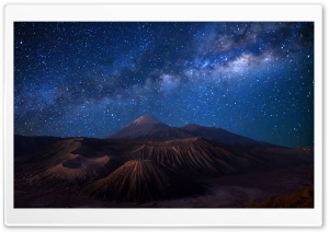 Mount Bromo - Full Sky Landspaces Ultra HD Wallpaper for 4K UHD Widescreen desktop, tablet & smartphone