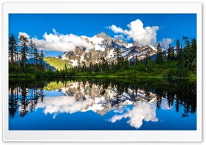 Mount Shuksan Picture Lake Ultra HD Wallpaper for 4K UHD Widescreen desktop, tablet & smartphone