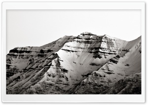 Mount Timpanogos (BW) Ultra HD Wallpaper for 4K UHD Widescreen desktop, tablet & smartphone