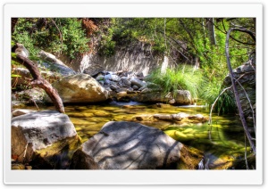 Mountain Creek HDR Ultra HD Wallpaper for 4K UHD Widescreen desktop, tablet & smartphone