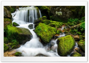 Mountain Creek Rocks Long Exposure Ultra HD Wallpaper for 4K UHD Widescreen desktop, tablet & smartphone