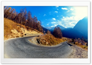 Mountain Hairpin Curve Ultra HD Wallpaper for 4K UHD Widescreen desktop, tablet & smartphone