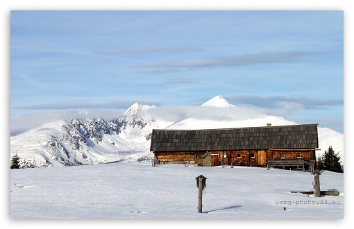 Mountain Hut UltraHD Wallpaper for HD 16:9 ; Widescreen 16:10 5:3 ; Fullscreen 4:3 5:4 3:2 ; Tablet 1:1 ;