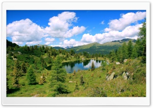 Mountain Lake Landscape Ultra HD Wallpaper for 4K UHD Widescreen desktop, tablet & smartphone