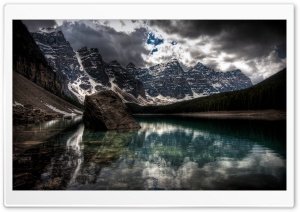 Mountain Lake Scene Ultra HD Wallpaper for 4K UHD Widescreen desktop, tablet & smartphone