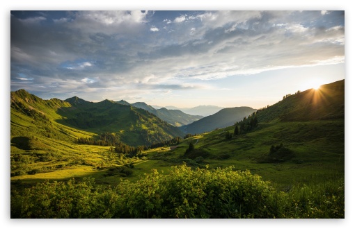 Mountain, Landscape, Summer, Nature, Green, Fresh Air, Outdoors, Valley, Tranquility, Serenity, Sunlight, Exploration, Hiking, Alpine UltraHD Wallpaper for UHD 16:9 ; HD 16:9 ; UltraWide 21:9 24:10 32:9 32:10 ; Widescreen 16:10 5:3 ; Fullscreen 4:3 5:4 3:2 ; Tablet 1:1 ; Mobile 9:16 9:19.5 9:20 9:21 9:22 10:16 2:3 3:5 3:4 ; Dual 16:10 5:3 16:9 4:3 5:4 3:2 ;