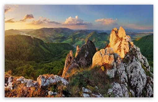 Mountain Landscape Sunset UltraHD Wallpaper for UHD 16:9 ; HD 16:9 ; UltraWide 21:9 24:10 32:9 32:10 ; Widescreen 16:10 ; Tablet 1:1 ; Mobile 9:16 9:19.5 9:20 9:21 9:22 ; Dual 16:10 16:9 ;